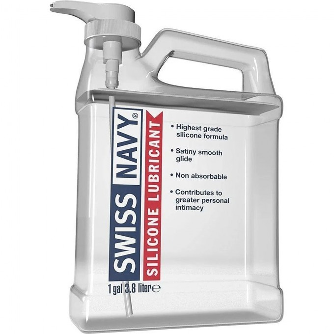 Лубрикант SWISS NAVY Silicone Lubricant на силиконовой основе канистра 3,79 л. SNSL1G Лубрикант SWISS NAVY Silicone Lubricant на силиконовой основе канистра 3,79 л. SNSL1G