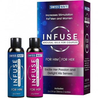 Возбуждающие гели для пар SWISS NAVY INFUSE Arousal Gels for Couples
